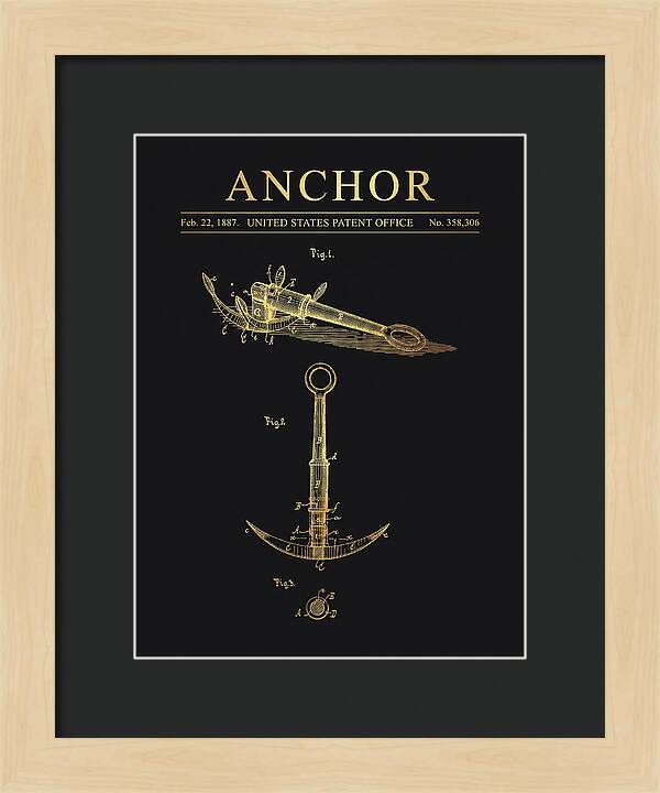 Anchor Gold Patent Us358306a