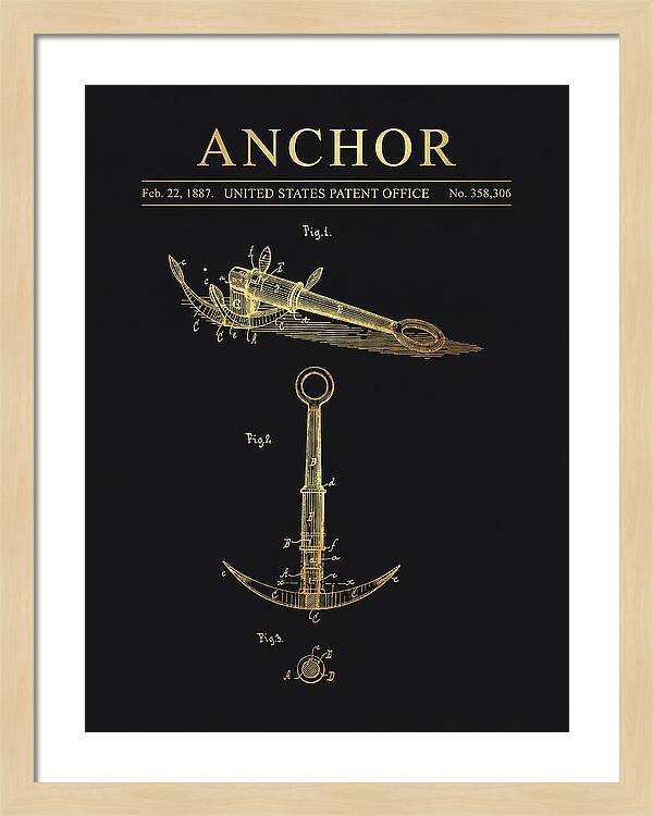 Anchor Gold Patent Us358306a