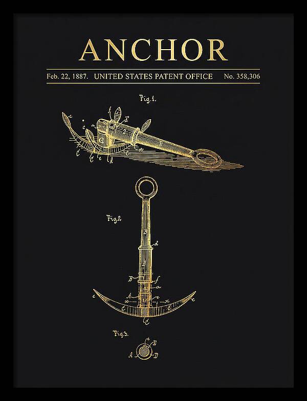 Anchor Gold Patent Us358306a