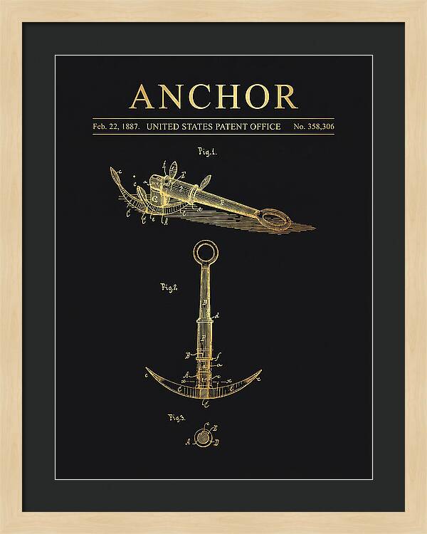 Anchor Gold Patent Us358306a