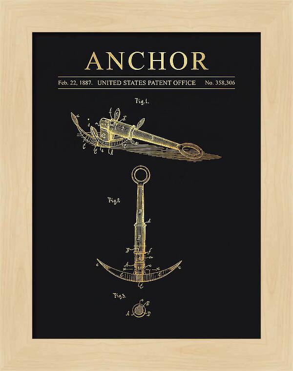 Anchor Gold Patent Us358306a