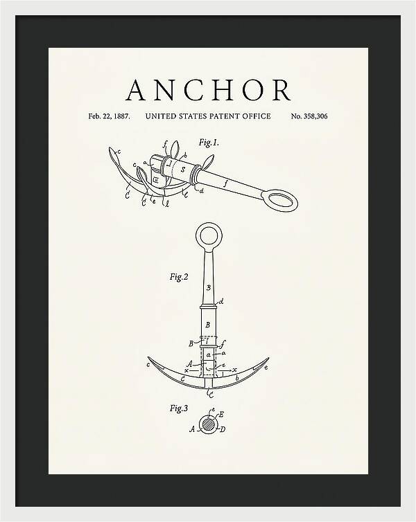 Anchor Minimalist Patent Us358306