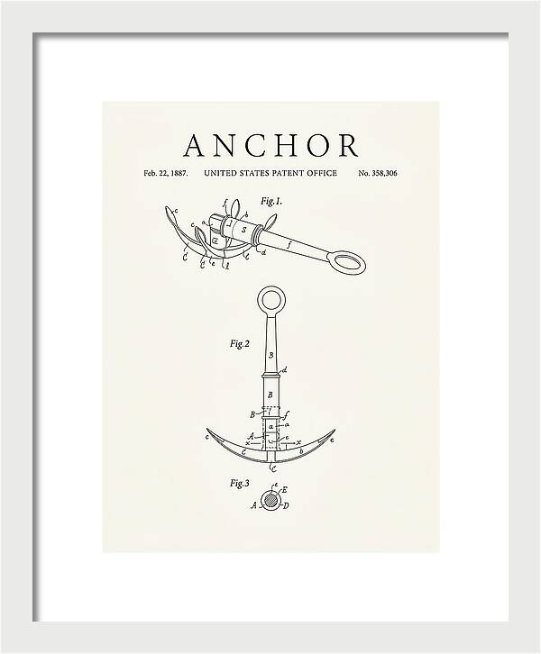 Anchor Minimalist Patent Us358306