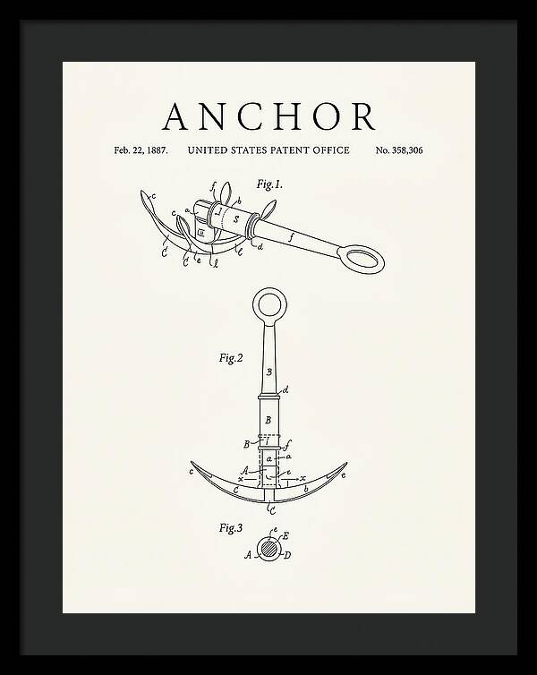 Anchor Minimalist Patent Us358306