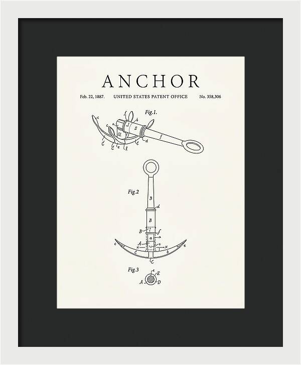 Anchor Minimalist Patent Us358306