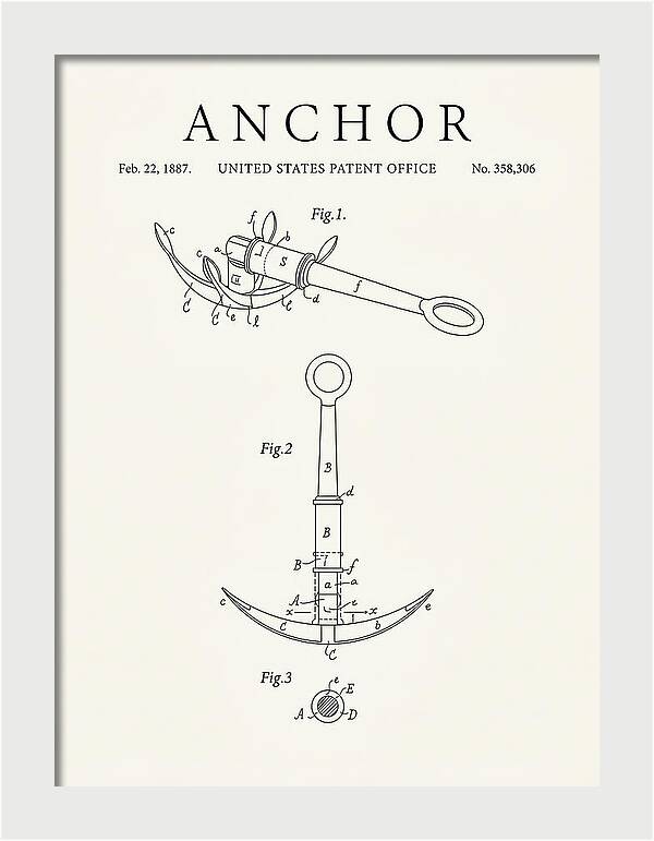 Anchor Minimalist Patent Us358306