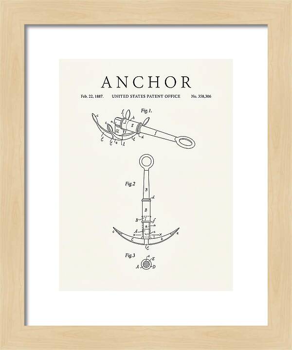 Anchor Minimalist Patent Us358306