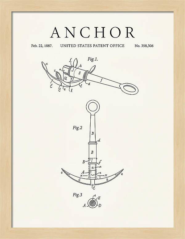 Anchor Minimalist Patent Us358306