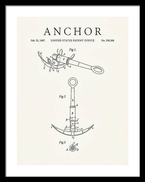 Anchor Minimalist Patent Us358306