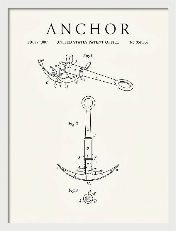 Anchor Minimalist Patent Us358306