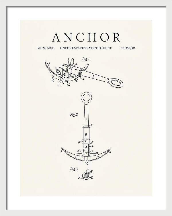 Anchor Minimalist Patent Us358306