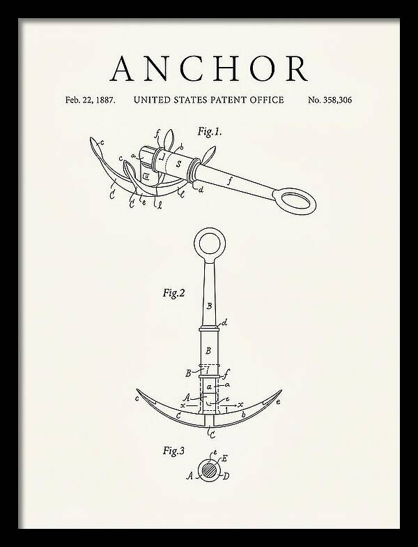 Anchor Minimalist Patent Us358306