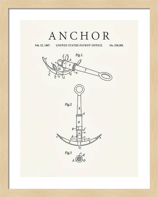 Anchor Minimalist Patent Us358306