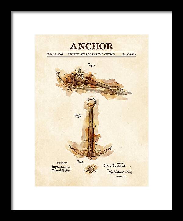 Anchor Watercolor Patent Us358306