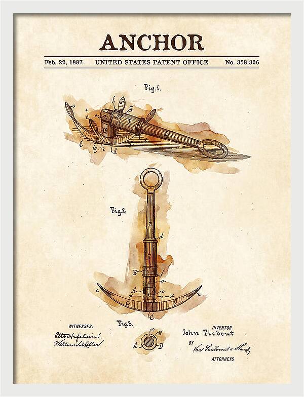 Anchor Watercolor Patent Us358306