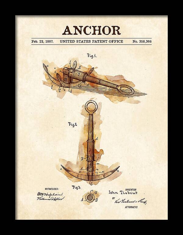 Anchor Watercolor Patent Us358306