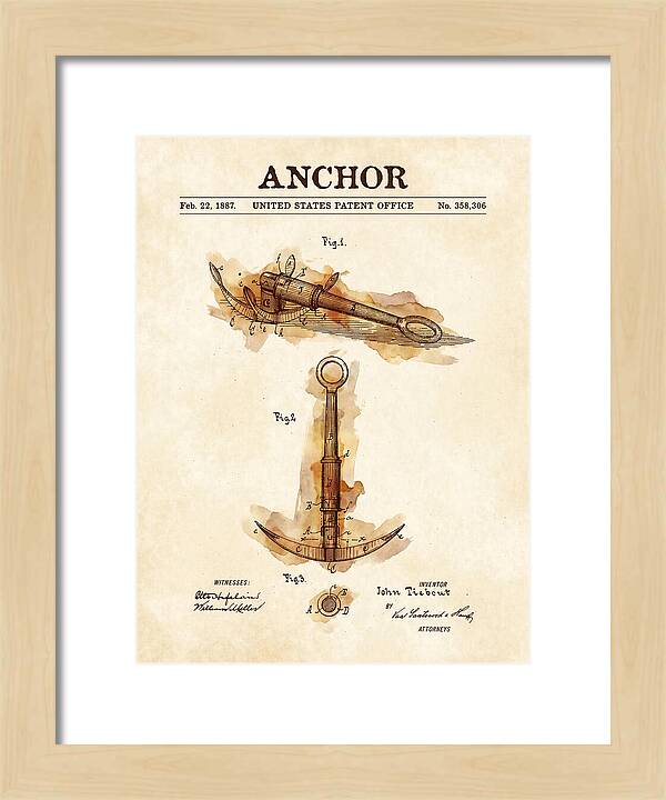 Anchor Watercolor Patent Us358306