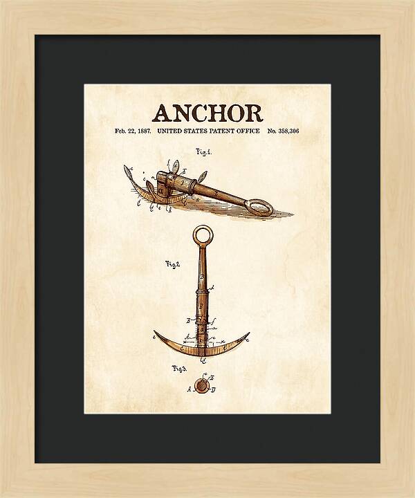 Anchor Watercolor Patent Us358306a