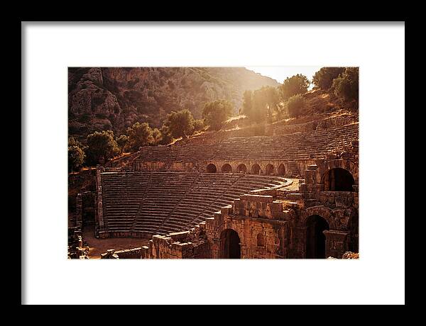 Ancient Amphitheater Embraced By Nature