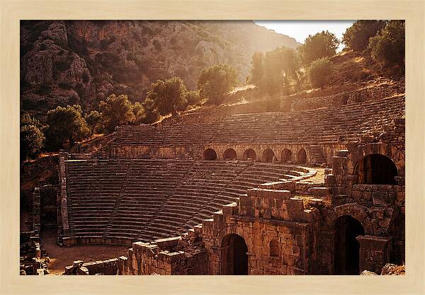 Ancient Amphitheater Embraced By Nature