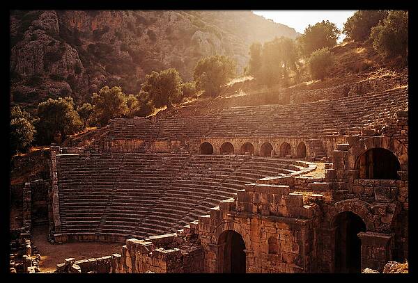 Ancient Amphitheater Embraced By Nature