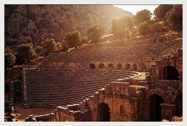 Ancient Amphitheater Embraced By Nature