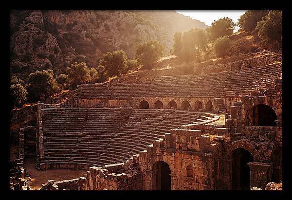 Ancient Amphitheater Embraced By Nature