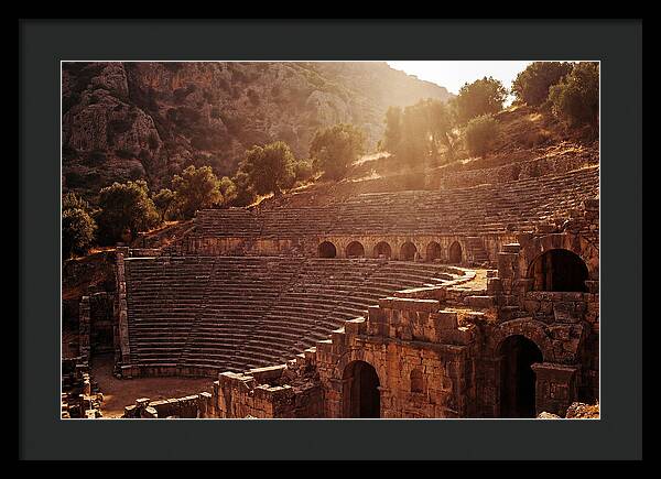 Ancient Amphitheater Embraced By Nature