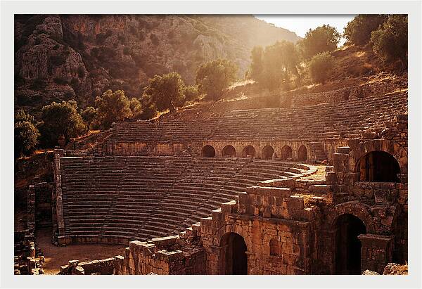 Ancient Amphitheater Embraced By Nature