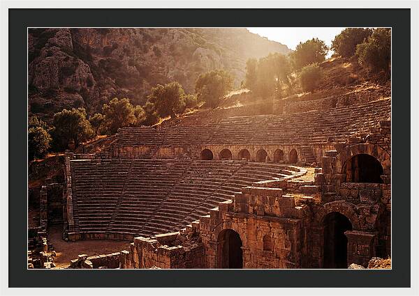 Ancient Amphitheater Embraced By Nature