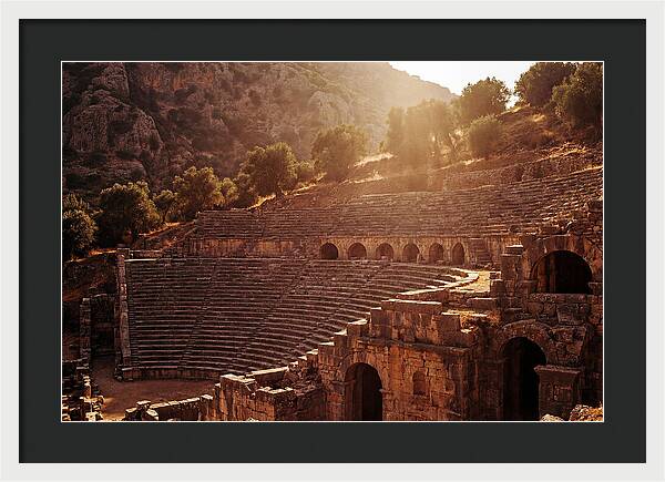 Ancient Amphitheater Embraced By Nature