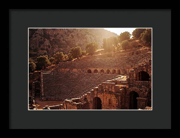 Ancient Amphitheater Embraced By Nature