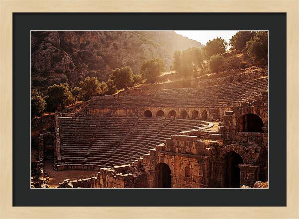 Ancient Amphitheater Embraced By Nature