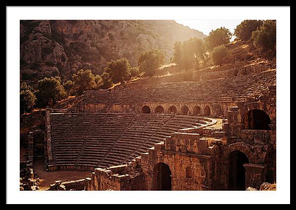Ancient Amphitheater Embraced By Nature