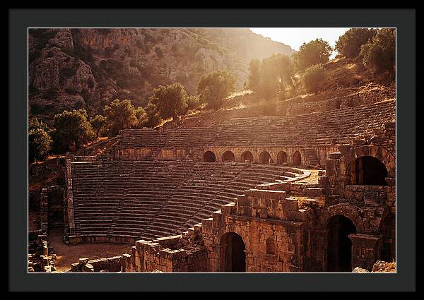 Ancient Amphitheater Embraced By Nature