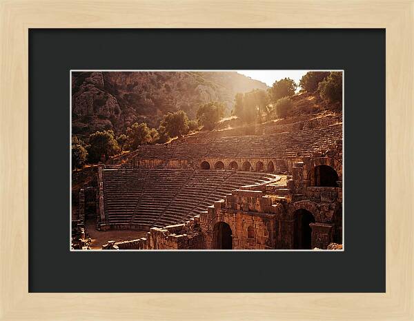 Ancient Amphitheater Embraced By Nature