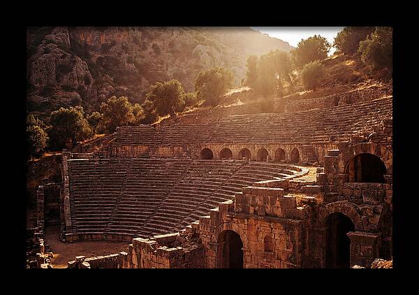 Ancient Amphitheater Embraced By Nature