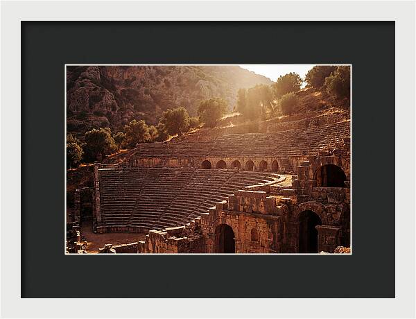 Ancient Amphitheater Embraced By Nature