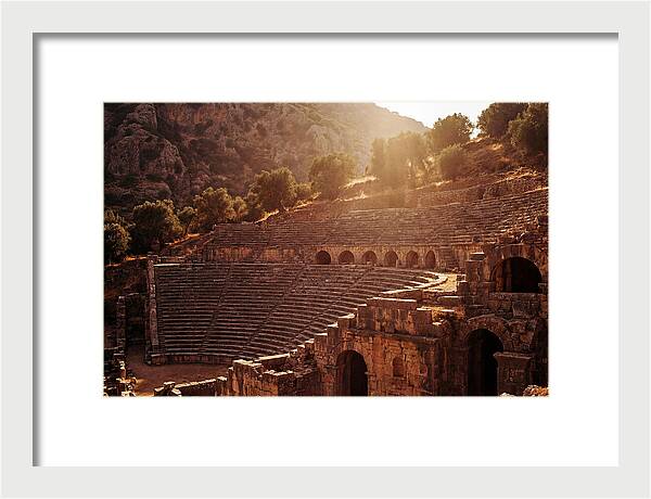Ancient Amphitheater Embraced By Nature