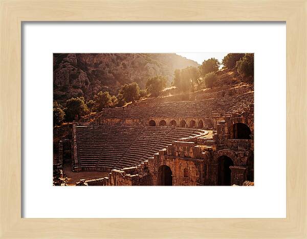 Ancient Amphitheater Embraced By Nature