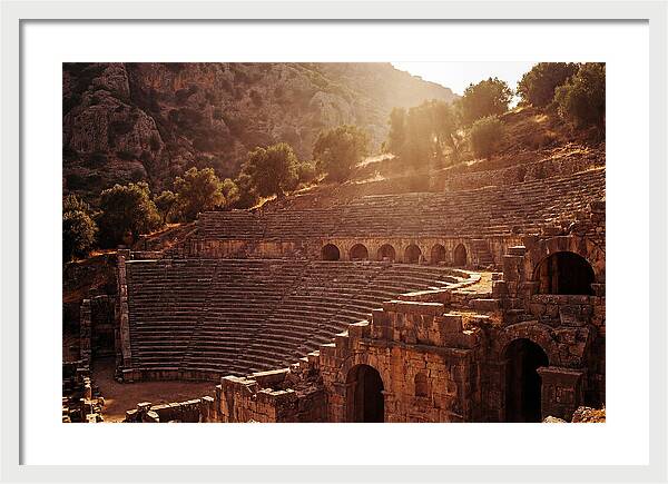 Ancient Amphitheater Embraced By Nature