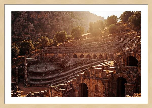 Ancient Amphitheater Embraced By Nature