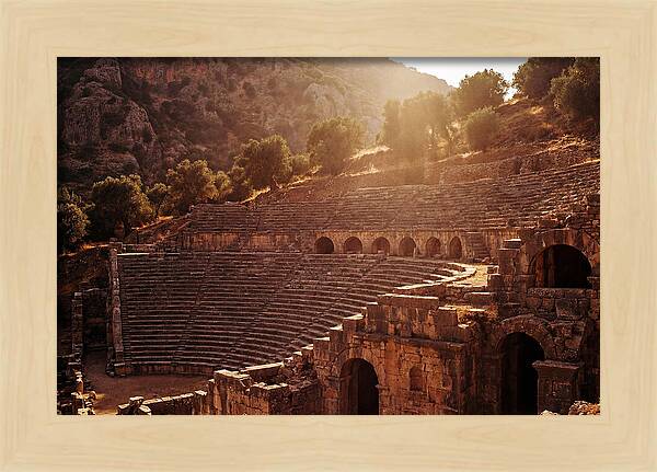 Ancient Amphitheater Embraced By Nature