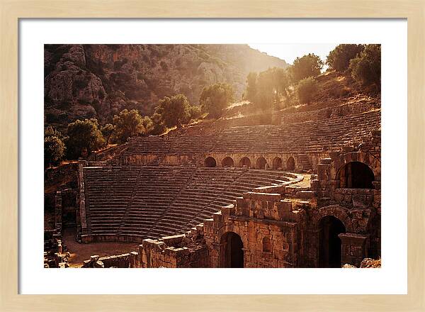 Ancient Amphitheater Embraced By Nature