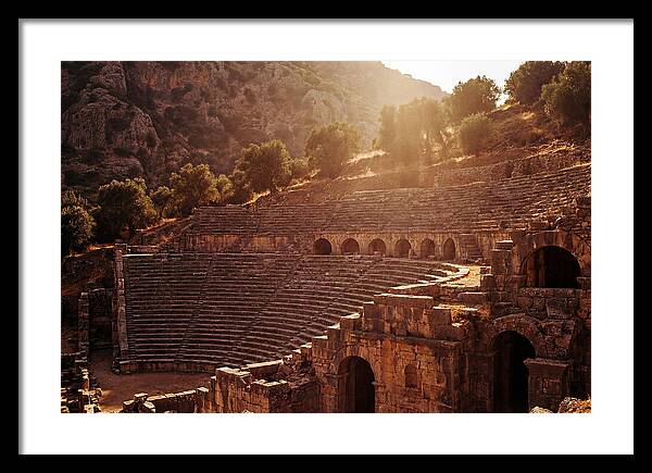 Ancient Amphitheater Embraced By Nature