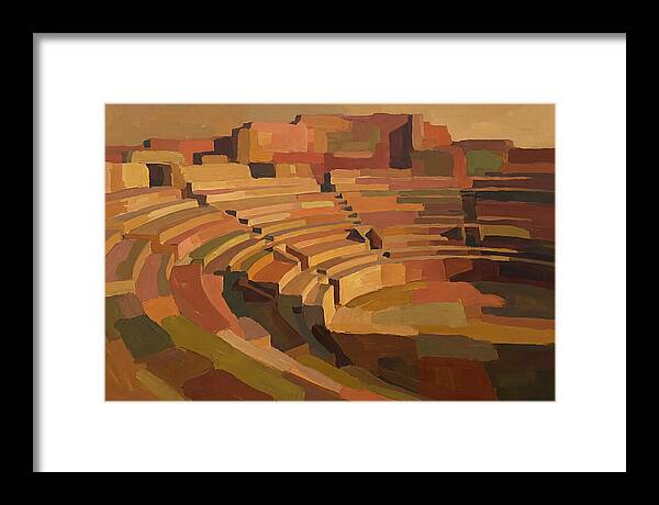 Ancient Amphitheater In Warm Hues
