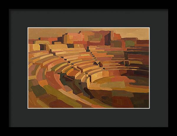 Ancient Amphitheater In Warm Hues