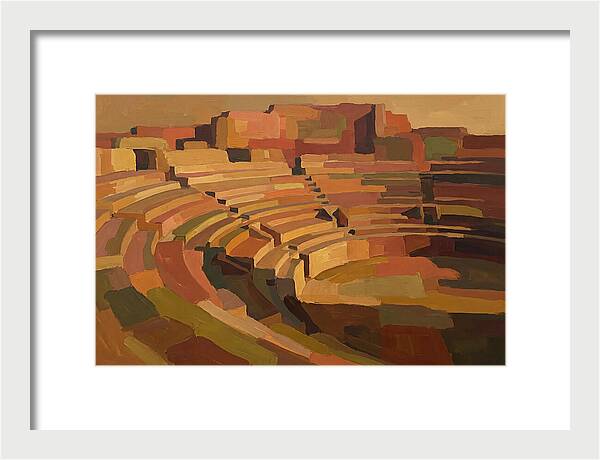 Ancient Amphitheater In Warm Hues