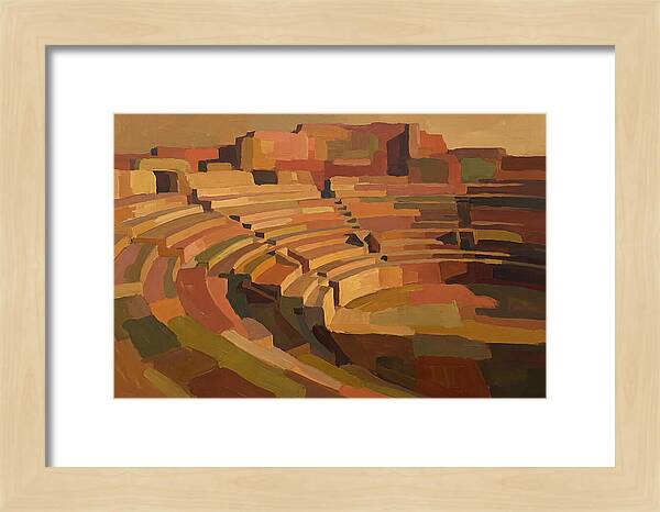 Ancient Amphitheater In Warm Hues