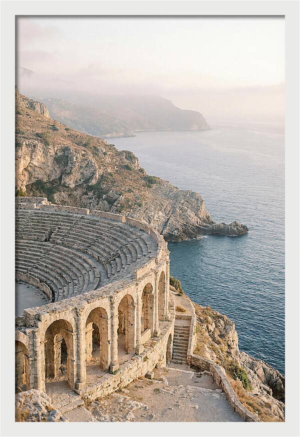 Ancient Amphitheater Overlooking The Sea